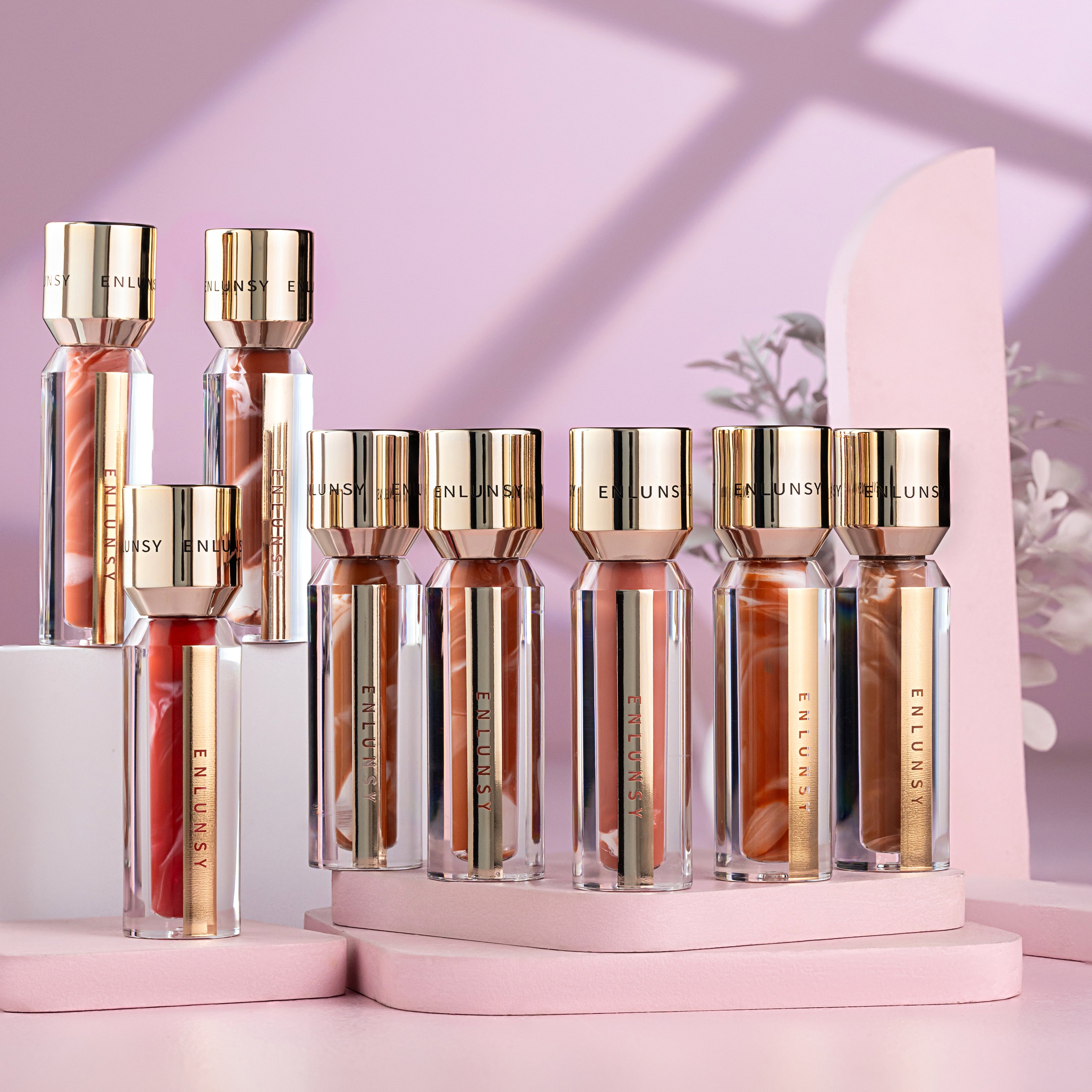 ENLUNSY Marbling Long-Lasting Lip Glaze