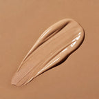 ENLUSY C‑201 Soft Ivory Glow foundation swatch — light neutral ivory beige shade, designed for South Asian skin tones with a soft luminous finish.
