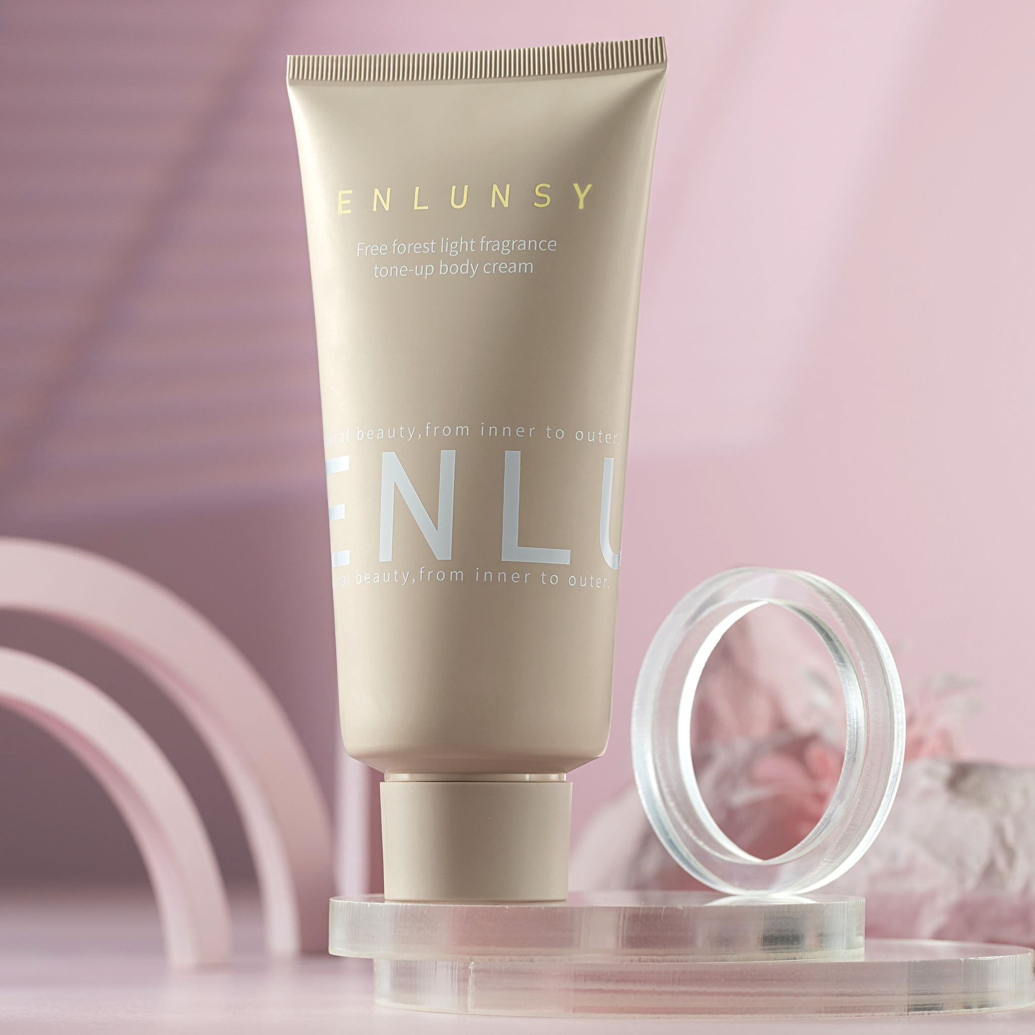 ENLUNSY Free Forest Light Fragrance Tone-Up Body Cream (Hydrating Version)
