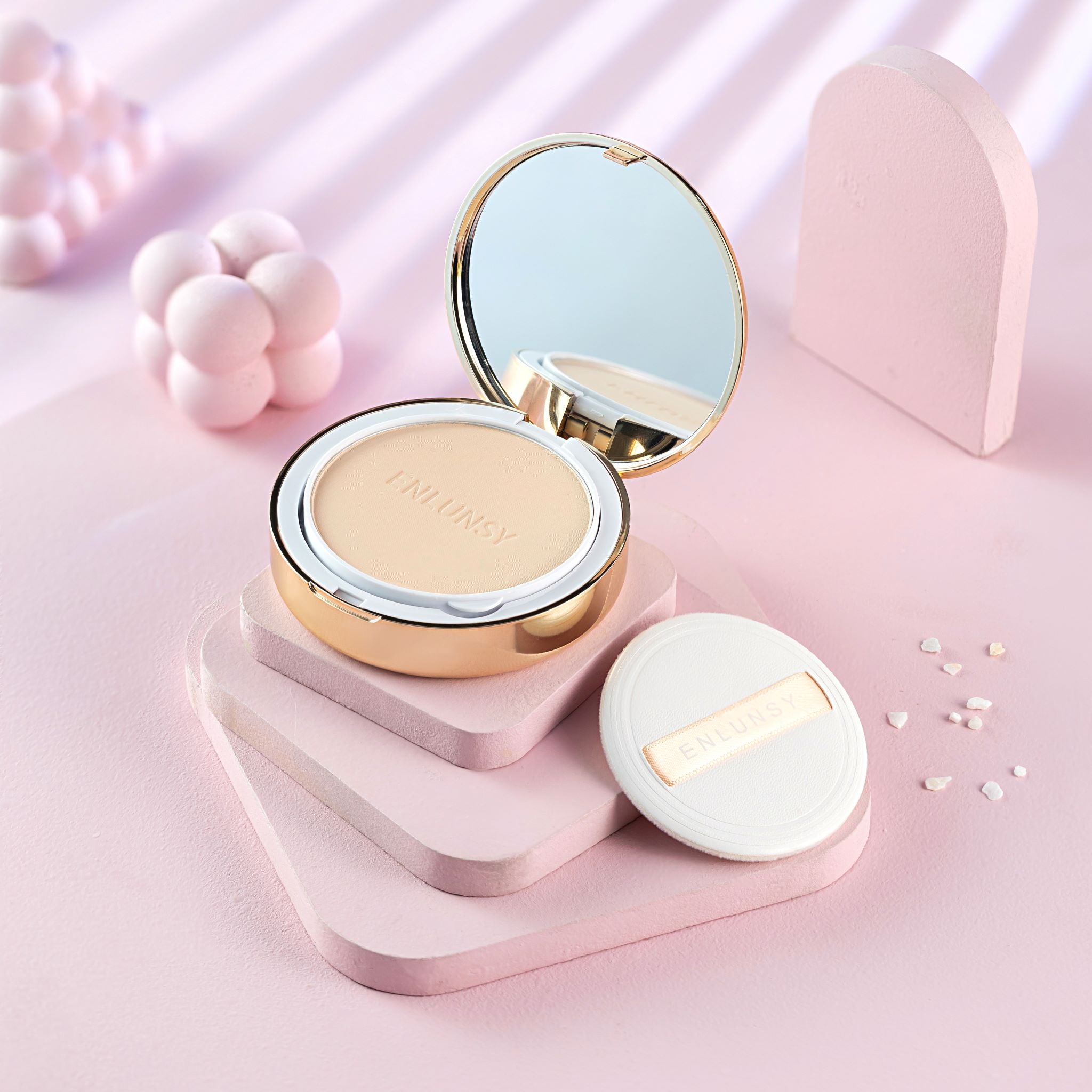 ENLUNSY Sheer Velvet Long-Lasting Powder  (Soft Matte Powder Foundation)